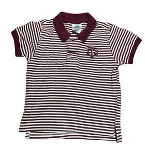 Creative World Texas A&M toddler striped polo size 2T